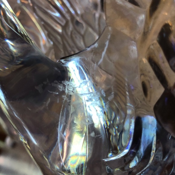 Pair of Clear Plastic Swans from Regaline Made in USA 1960s - Picture 7 of 8